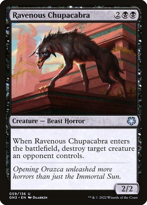 Ravenous Chupacabra from Game Night: Free-for-All (Uncommon)