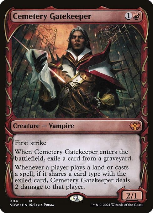 Cemetery Gatekeeper from Innistrad: Crimson Vow (Mythic)