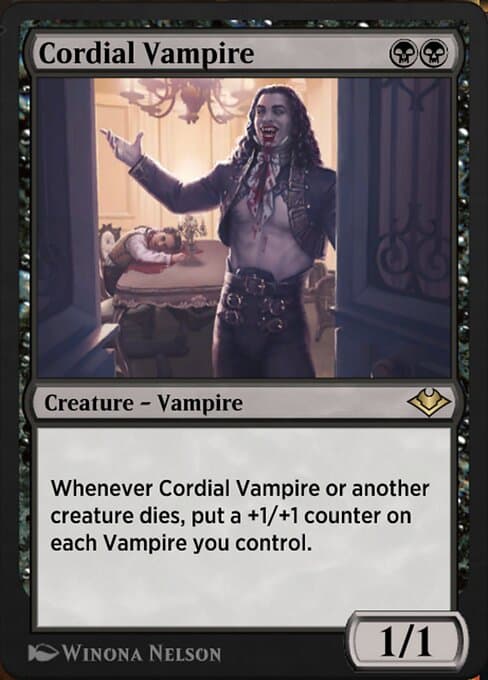 Cordial Vampire from Jumpstart: Historic Horizons (Rare)