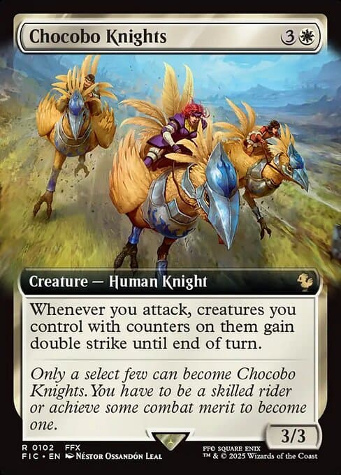 Chocobo Knights from Final Fantasy Commander (Rare)