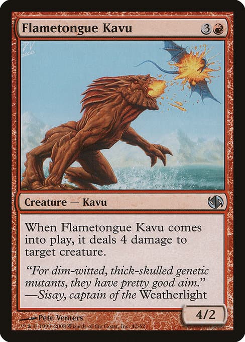 Flametongue Kavu (Uncommon)