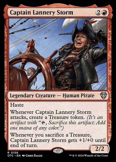 Captain Lannery Storm from Outlaws of Thunder Junction Commander (Rare)