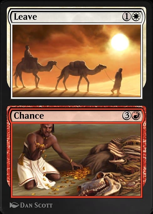 Leave // Chance from Amonkhet Remastered (Rare)