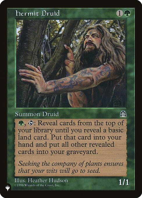 Hermit Druid from The List (Rare)