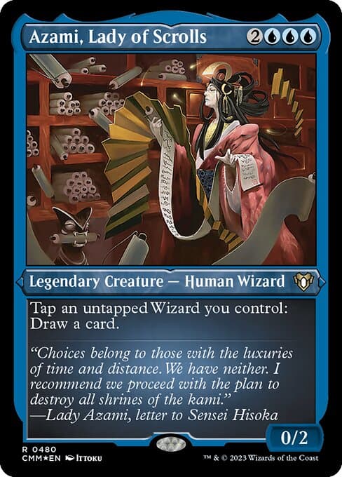 Azami, Lady of Scrolls from Commander Masters (Rare)