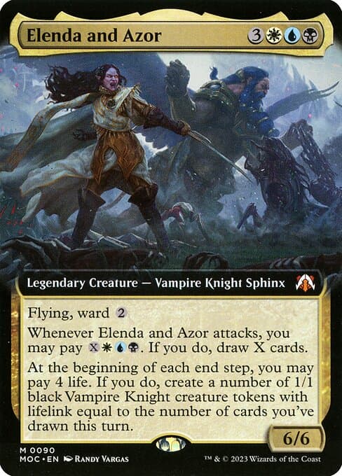 Elenda and Azor from March of the Machine Commander (Mythic)