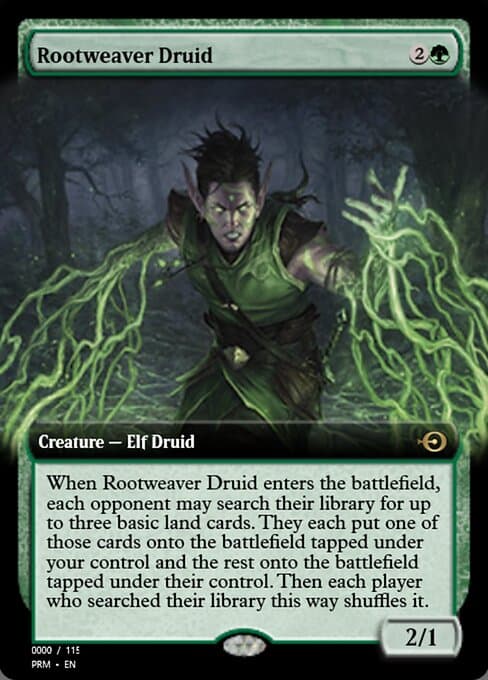 Rootweaver Druid from Magic Online Promos (Rare)