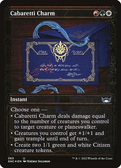 Cabaretti Charm from Streets of New Capenna (Uncommon)