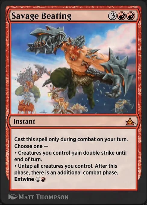 Savage Beating (Mythic)