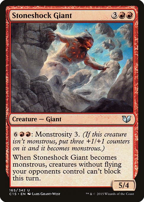 Stoneshock Giant from Commander 2015 (Uncommon)