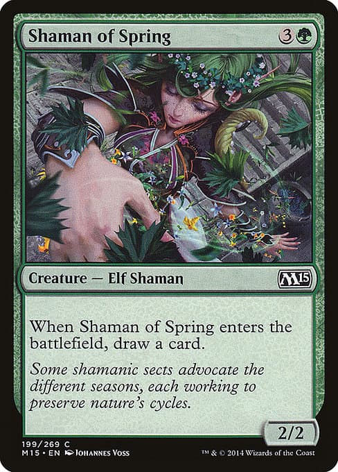 Shaman of Spring from Magic 2015 (Common)