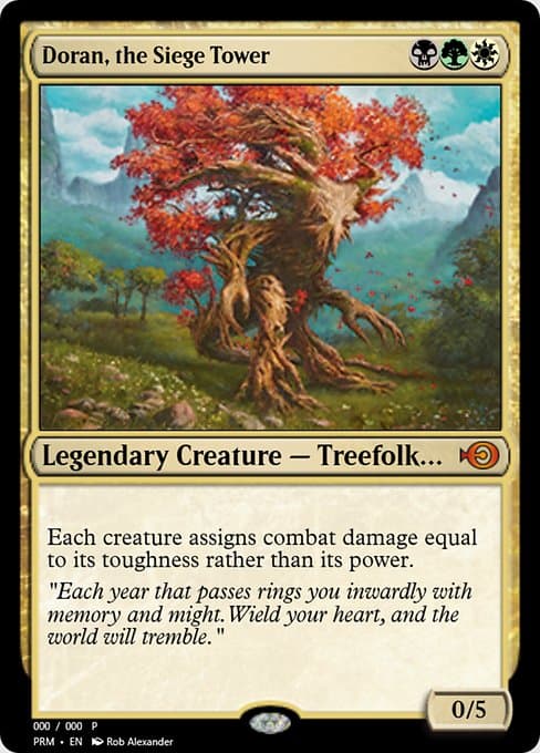 Doran, the Siege Tower from Magic Online Promos (Mythic)