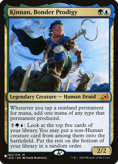 Kinnan, Bonder Prodigy from The List (Mythic)