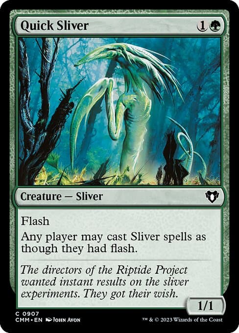 Quick Sliver from Commander Masters (Common)