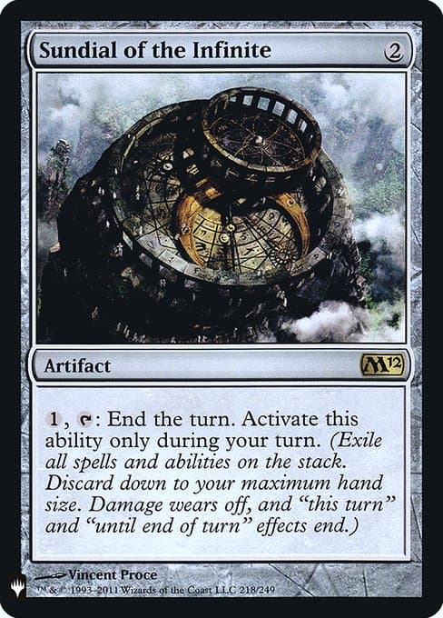 Sundial of the Infinite from The List (Rare)
