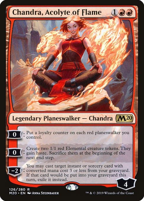 Chandra, Acolyte of Flame from Core Set 2020 (Rare)