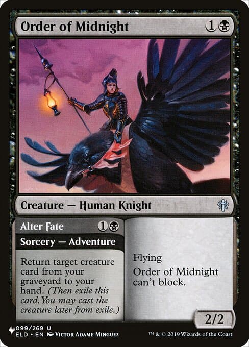 Order of Midnight // Alter Fate from The List (Uncommon)