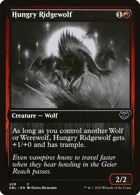 Hungry Ridgewolf from Innistrad: Double Feature (Common)