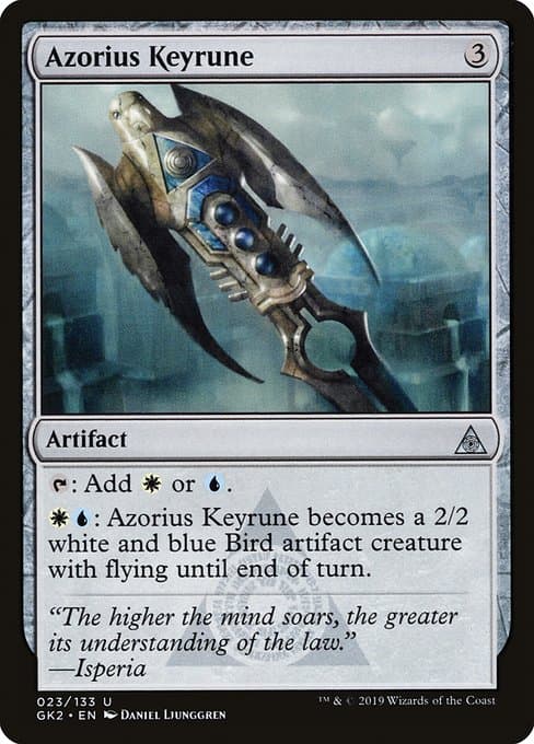 Azorius Keyrune from RNA Guild Kit (Uncommon)