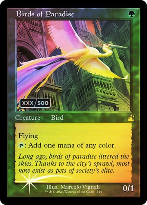 Birds of Paradise from Ravnica Remastered (Rare)