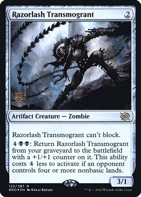 Razorlash Transmogrant from The Brothers' War Promos (Rare)