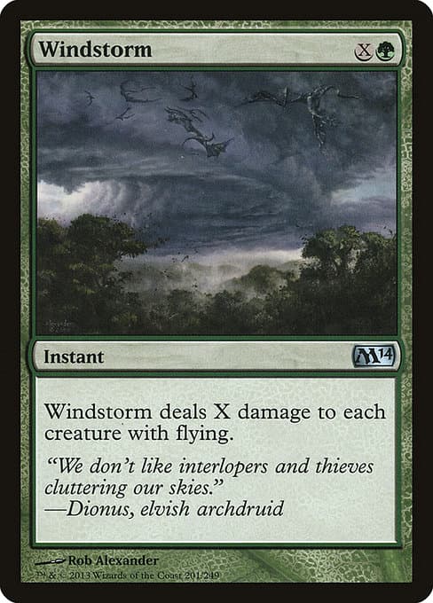 Windstorm from Magic 2014 (Uncommon)