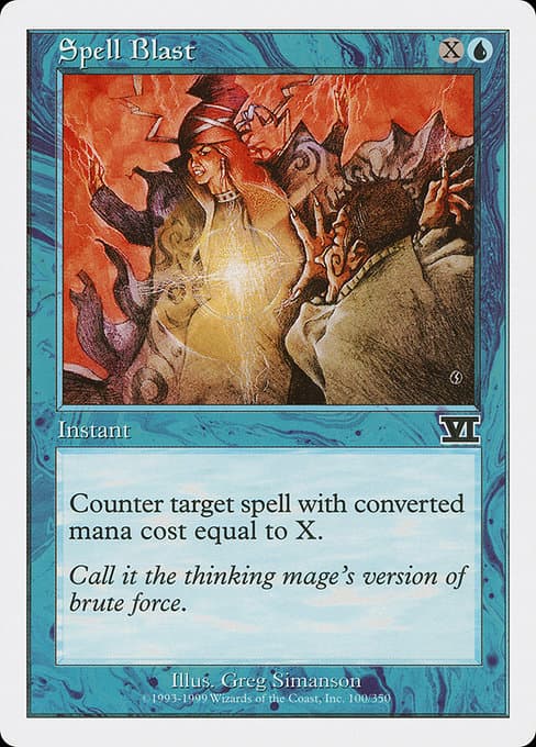 Spell Blast from Classic Sixth Edition (Common)