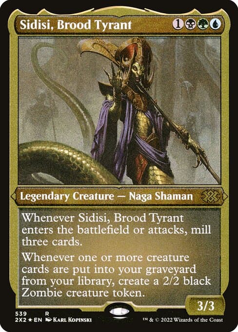 Sidisi, Brood Tyrant from Double Masters 2022 (Rare)