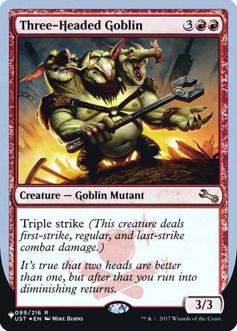 Three-Headed Goblin (Rare)