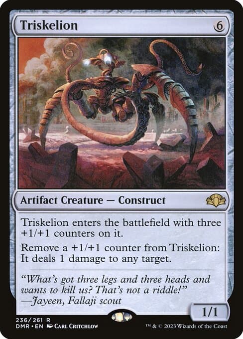Triskelion from Dominaria Remastered (Rare)