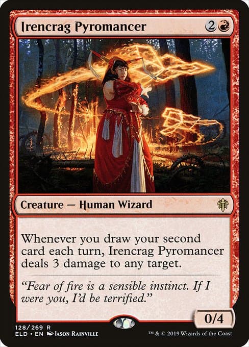 Irencrag Pyromancer from Throne of Eldraine (Rare)