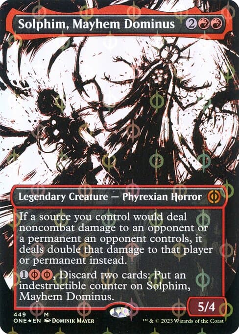 Solphim, Mayhem Dominus from Phyrexia: All Will Be One (Mythic)