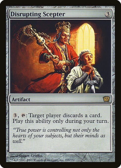 Disrupting Scepter from Ninth Edition (Rare)