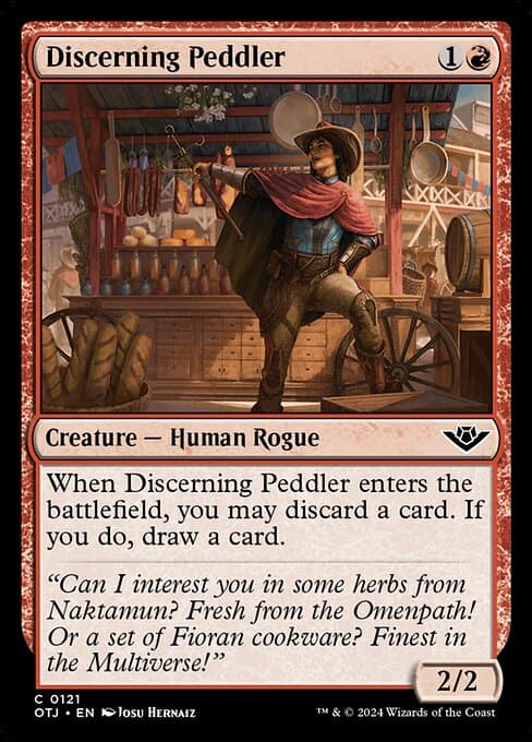 Discerning Peddler from Outlaws of Thunder Junction (Common)