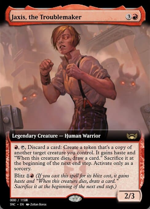 Jaxis, the Troublemaker from Magic Online Promos (Rare)