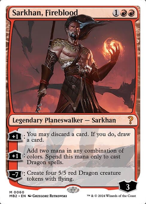 Sarkhan, Fireblood from Mystery Booster 2 (Mythic)