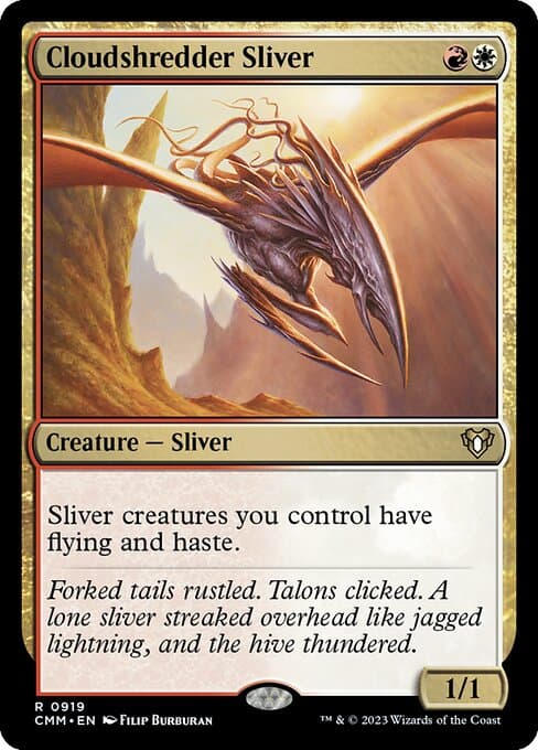 Cloudshredder Sliver from Commander Masters (Rare)