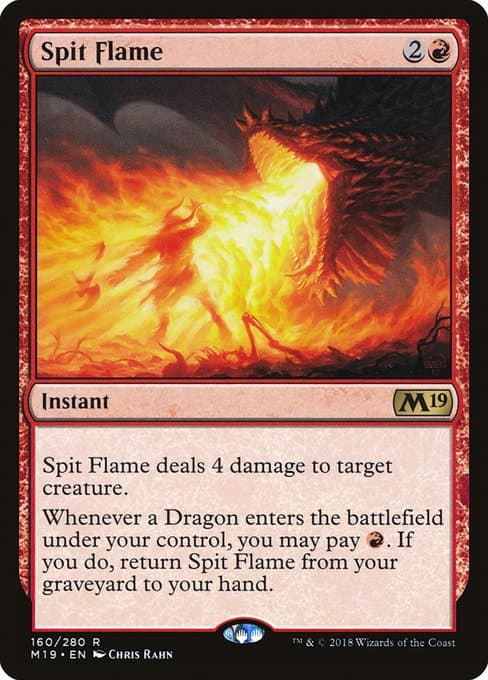 Spit Flame from Core Set 2019 (Rare)