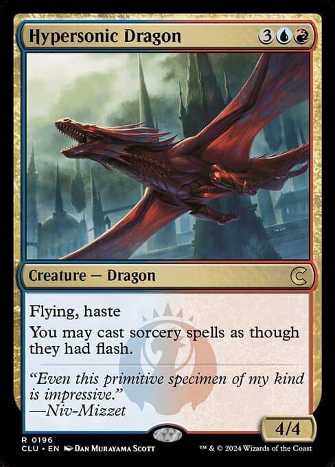 Hypersonic Dragon from Ravnica: Clue Edition (Rare)