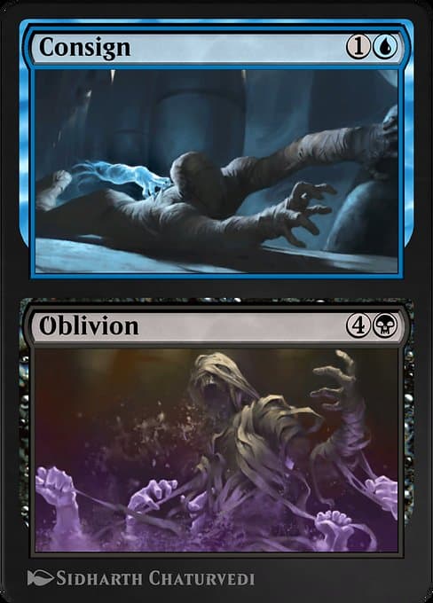 Consign // Oblivion from Amonkhet Remastered (Uncommon)