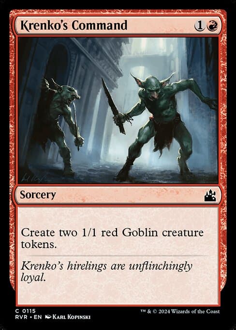 Krenko's Command from Ravnica Remastered (Common)