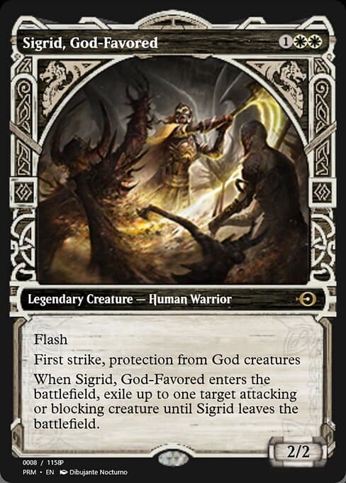 Sigrid, God-Favored from Magic Online Promos (Rare)