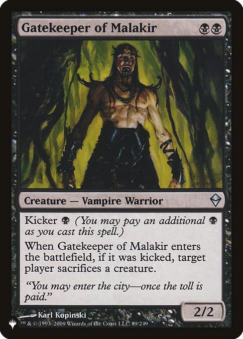 Gatekeeper of Malakir from The List (Uncommon)