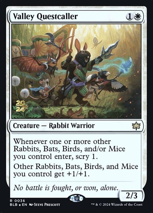 Valley Questcaller from Bloomburrow Promos (Rare)