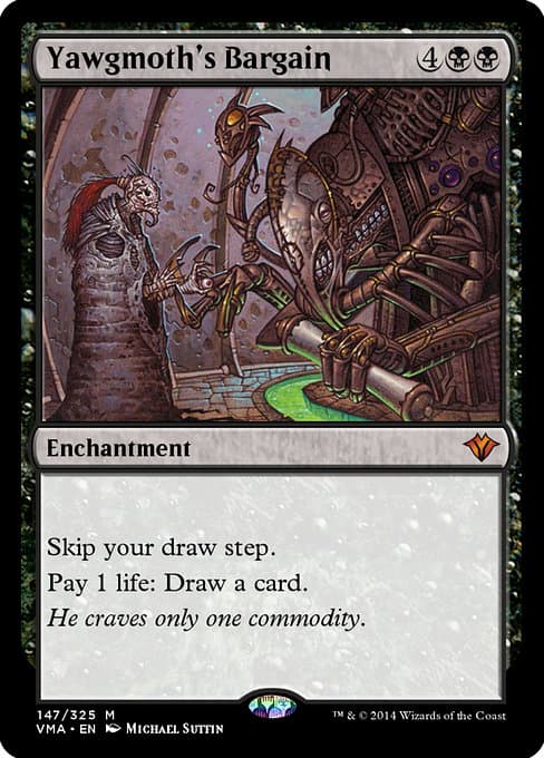 Yawgmoth's Bargain from Vintage Masters (Mythic)