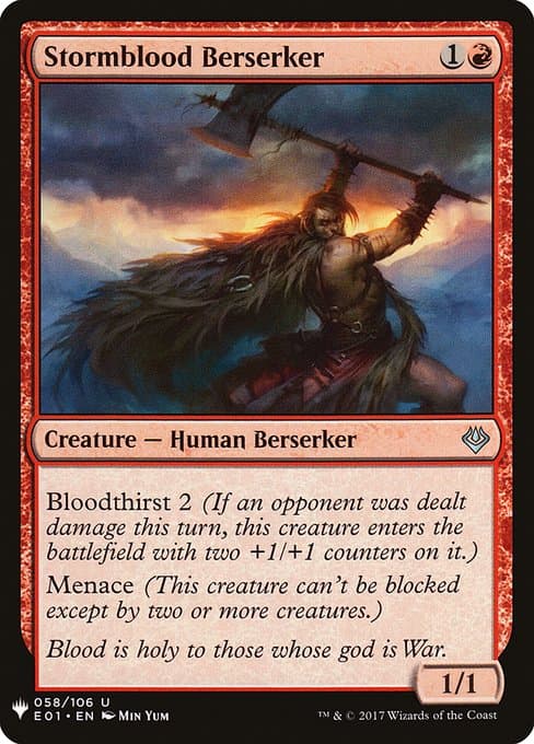 Stormblood Berserker from The List (Uncommon)