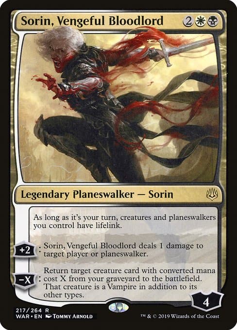 Sorin, Vengeful Bloodlord (Rare)