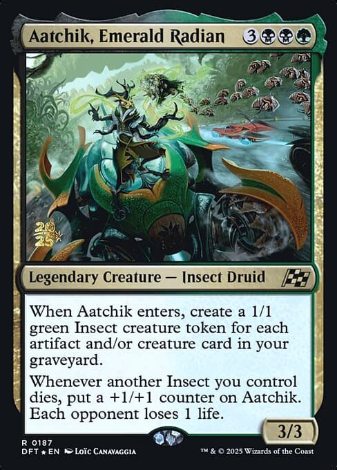 Aatchik, Emerald Radian from Aetherdrift Promos (Rare)