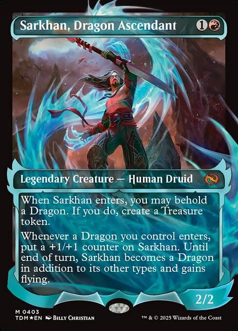 Sarkhan, Dragon Ascendant from Tarkir: Dragonstorm (Mythic)
