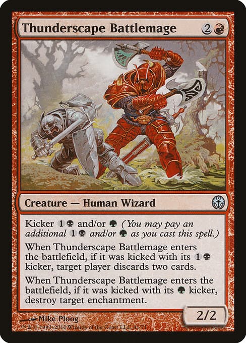 Thunderscape Battlemage from Duel Decks: Phyrexia vs. the Coalition (Uncommon)